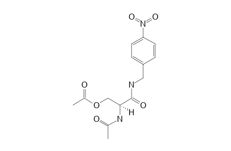 (S)-N-(4-NITROBENZYL)-2-ACETAMIDO-3-ACETOXYPROPIONAMIDE