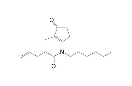 N-Hexyl-N-(2'-methyl-3'-oxocyclopent-1'-enyl)pent-4-enamide