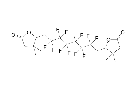 3,3,3',3'-Tetramethyl-4,4'-(2,2,3,3,4,4,5,5,6,6,7,7-dodecafluorooctyl)-.di-.gamma.-butyrolactone