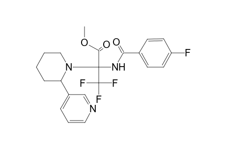 3,3,3-Trifluoro-2-(4-fluoro-benzoylamino)-2-(3,4,5,6-tetrahydro-2H-[2,3']bipyridinyl-1-yl)-propionic acid methyl ester