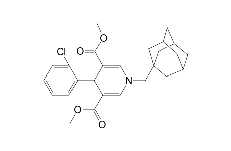 1-(1-adamantylmethyl)-4-(2-chlorophenyl)-4H-pyridine-3,5-dicarboxylic acid dimethyl ester