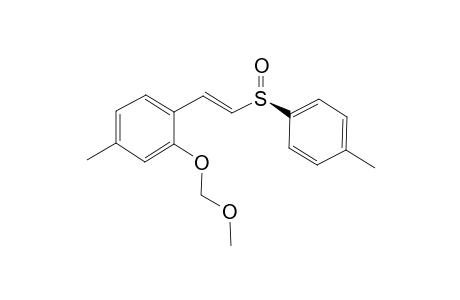 2-(methoxymethoxy)-4-methyl-1-[(E)-2-[(R)-(4-methylphenyl)sulfinyl]ethenyl]benzene