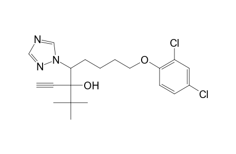 1H-1,2,4-Triazole-1-ethanol, beta-[4-(2,4-dichlorophenoxybutyl]-alpha-(1,1-dimethylethyl)-alpha-ethynyl-