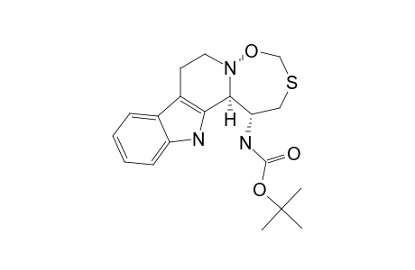 (1R,13BS)-1-[[(TERT.-BUTYLOXY]-CARBONYL]-AMINO]-1,2,7,8,13,13B-HEXAHYDRO-[1,6,2]-OXATHIAZEPINO-[2',3':1,2]-PYRIDO-[3,4-B]-INDOLE