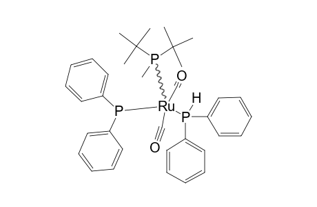 RU(CO)(PPH2H)2(P-TERT.-BUTYL2ME)