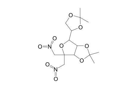 D-manno-Heptitol, 2,5-anhydro-1-deoxy-3,4:6,7-bis-O-(1-methylethylidene)-1-nitro-2-C-(n itromethyl)-