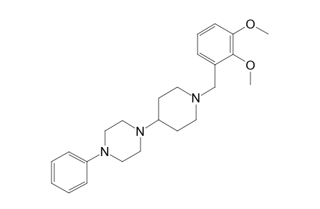 1-(1-o-veratryl-4-piperidyl)-4-phenyl-piperazine