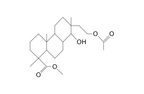 16-Acetoxy-14-hydroxy-18-isopimaranoic acid, meth yl ester