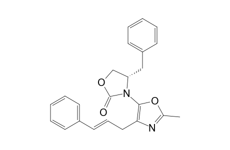 5-((4S)-4-Benzyl-2-oxo-3-oxazolidinyl)-4-cinnamyl-2-methyloxazole