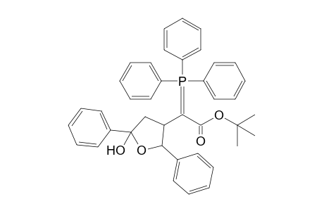 tert-Butyl 2-(5-hydroxy-2,5-diphenyltetrahydro-3-furanyl)-2-(1,1,1-triphenyl-.lammda.5-phosphanylidene)acetate
