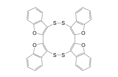 1,2,7,8-Tetrathiacyclododdecino[4,3-b : 5,6-b' : 10,9-b" : 11,12-b"]tetrakis(1-benzofuran)