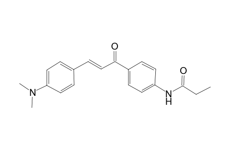 Propanamide, N-[4-[3-(4-dimethylaminophenyl)propenoyl]phenyl]-