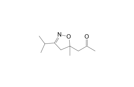 3-(1-Methylethyl)-5-methyl-5-(2-oxopropyl)-2-isoxazoline