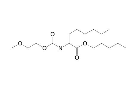 2-Aminocaprylic acid, N-(2-methoxyethylcarbonyl)-, pentyl ester