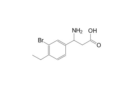 3-Amino-3-(3-bromo-4-ethyl-phenyl)propanoic acid