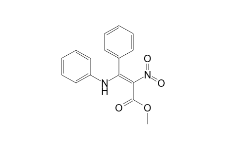 (E)-Methyl .alpha.-nitro-.beta.-anilinocinnamate