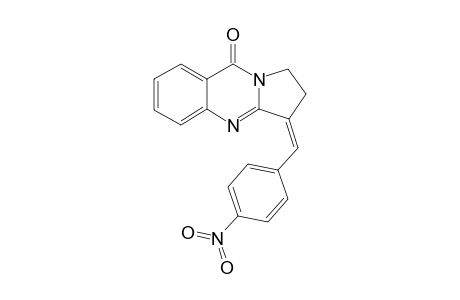 1-[(p-Nitrophenyl)methylene]-(4'-aza)-yclopentaquinazolin-4-one