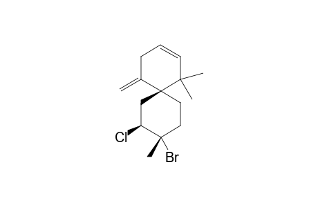 (6S,8S,9S)-9-Bromo-8-chloro-1,1,9-trimethyl-5-methylydenespiro[5.5]undec-2-ene