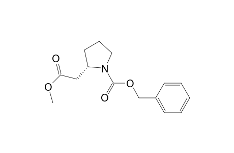 2-Pyrrolidineacetic acid, 1-[(phenylmethoxy)carbonyl]-, methyl ester, (S)-