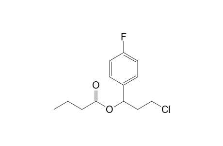 3-Chloro-1-(4-fluorophenyl)propyl Butyrate