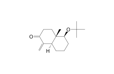 2(1H)-Naphthalenone, 5-(1,1-dimethylethoxy)octahydro-4a-methyl-1-methylene-, [4aS-(4a.alpha.,5.alpha.,8a.beta.)]-