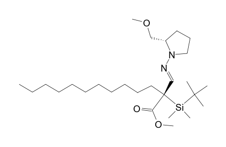 S,R-1-{ [ 2'-(t-Butyldimethylsilyl)-2'-(methoxycarbonyl)tridecyliden]amino}-2-(methoxymethyl)pyrrolidine