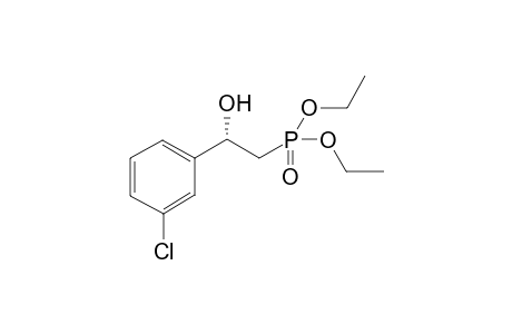 Diethyl-(S)-2-hydroxy-2-(3-chlorophenyl)-ethanephosphonate