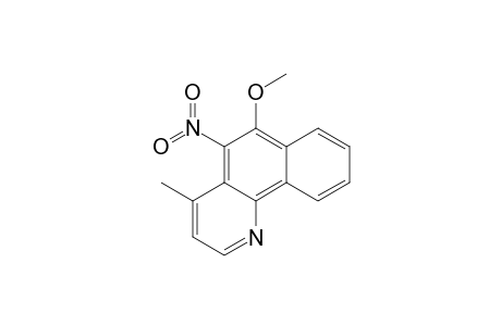 Benzo[h]quinoline, 6-methoxy-4-methyl-5-nitro-
