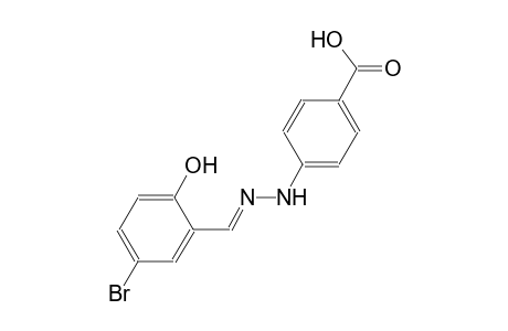 4-[(2E)-2-(5-bromo-2-hydroxybenzylidene)hydrazino]benzoic acid