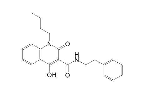 1-butyl-4-hydroxy-2-oxo-N-(2-phenylethyl)-1,2-dihydro-3-quinolinecarboxamide