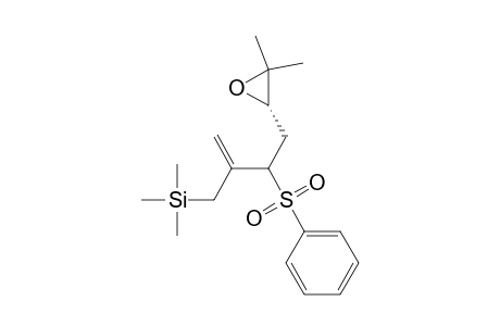 (5S)-6-methyl-3-(phenylsulfonyl)-5,6-epoxy-2-[(trimethylsilyl)methyl]-1-heptene
