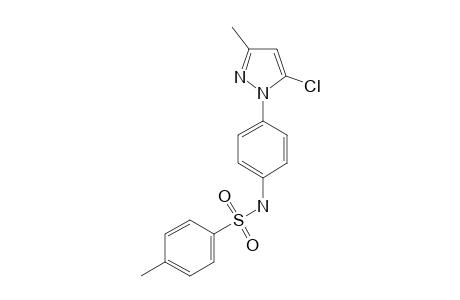 N-[4-(5-CHLORO-3-METHYL-1H-PYRAZOL-1-YL)-PHENYL]-4-METHYL-BENZENE-SULFON-AMIDE
