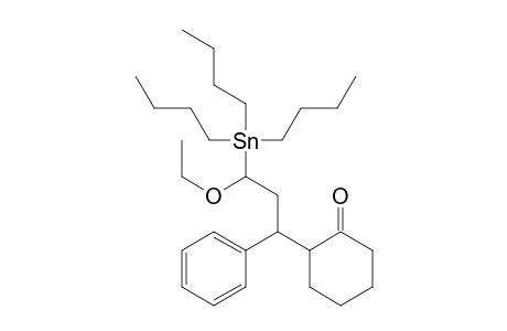 [1-Ethoxy-3-(2-oxocyclohexyl)-3-phenylpropyl]tributyltin