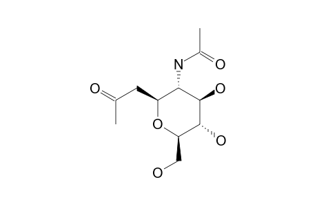 5-N-ACETYLAMINO-4,8-ANHYDRO-1,3,5-TRIDEOXY-D-GLYCERO-D-GULO-NONULOSE