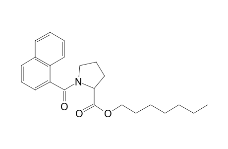 L-Proline, N-(1-naphthoyl)-, heptyl ester