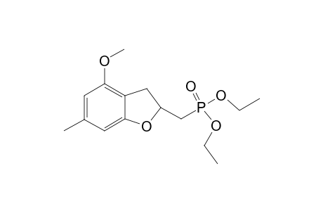 2-[(Diethoxyphosphonyl)methyl]-4-methoxy-6-methyl-2,3-dihydrobenzofuran
