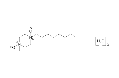 1-methyl-4-octylpiperazine, 1,4-dioxide, dihydrate