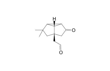 (1R,5R)-7,7-Dimethyl-3-oxotricyclo[3.3.0.0(2,8)]octane-5-acetaldehyde