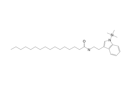 N-[2-(1H-Indol-3-yl)ethyl]hexadecanamide, tms