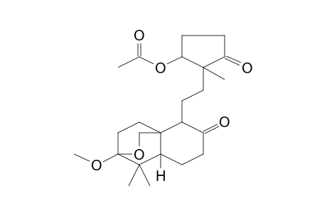 8,14-Seco-3,19-epoxyandrostane-8,14-dione, 17-acetoxy-3.beta.-methoxy-4,4-dimethyl-