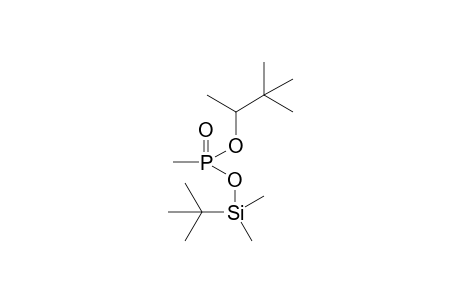 tert-Butyl(dimethyl)silyl 1,2,2-trimethylpropyl methylphosphonate