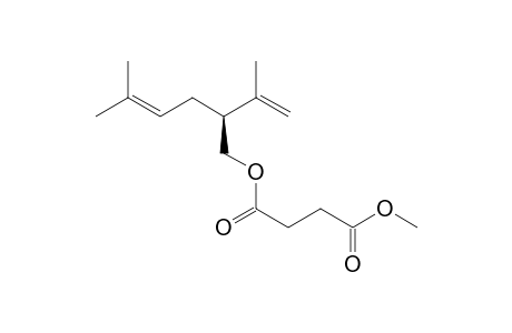 (S)-Lavandulol Methyl Butanodioic acid diester