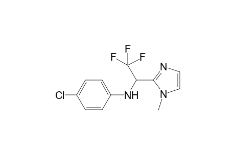 4-Chloro-N-[2,2,2-trifluoro-1-(1-methyl-1H-imidazole-2-yl)ethyl]aniline