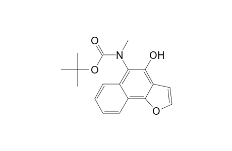 N-(4-hydroxy-5-benzo[g]benzofuranyl)-N-methylcarbamic acid tert-butyl ester