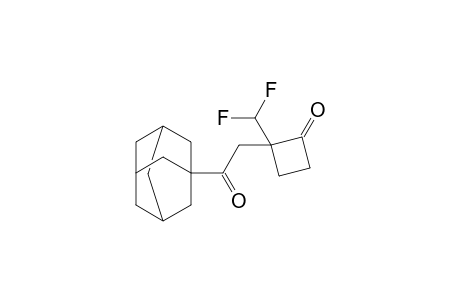2-[2-(1-adamantyl)-2-keto-ethyl]-2-(difluoromethyl)cyclobutanone