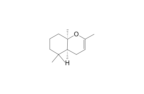 (+/-)-(4aS,8aR)-2,5,5,8a-Tetramethyl-cis-4a,5,6,7,8,8a-hexahydro-4H-1-benzopyran