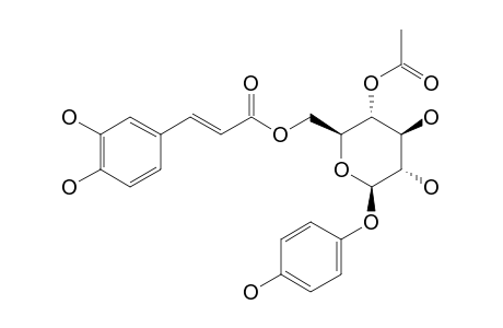 DUNALIANOSIDE-E;4'-O-ACETYL-6'-O-TRANS-CAFFEOYL-BETA-D-GLUCOPYRANOSIDE