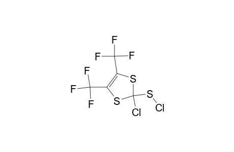 2-chloro-2-chlorothio-4,5-bis(trifluoromethyl)-1,3-dithiacyclopent-4-ene