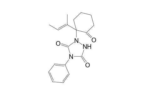 (E)- and (Z)-1-(1-(1-methyl-1-propenyl)-2-oxocyclohexyl)-4-phenyl-1,2,4-triazolidine-3,5-dione