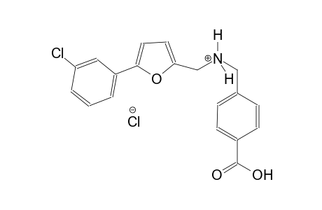 2-furanmethanaminium, N-[(4-carboxyphenyl)methyl]-5-(3-chlorophenyl)-, chloride